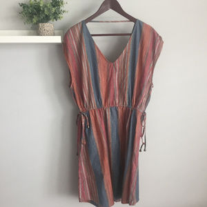 Universal Thread Tie Stripe Tunic Dress